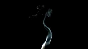 Smoke effect with black background video