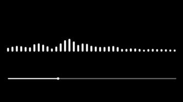 audio spektrum stock animering video