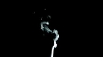 Smoke effect with black background video