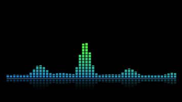 audio spectrum beweging animatie video