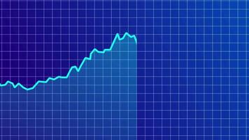 Stock marché croissance graphique animation video