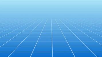 Animated Grid Floor with Gradient Background video