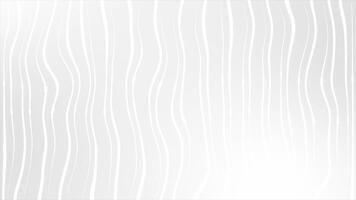 blanc Couleur parallèle lignes avec abstrait modèle géométrique futuriste Contexte video