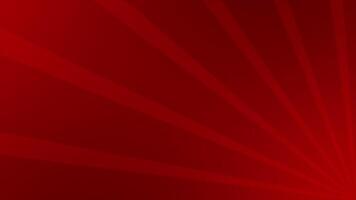 Red color geometrical rotating lines abstract simple background video
