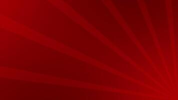 Red color geometrical rotating lines abstract simple background video