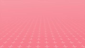Red color 3d space with downwards slowly moving arrows futuristic geometrical background video