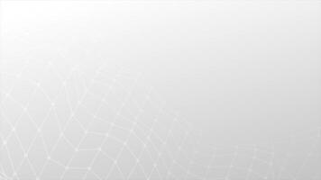 Simple and elegant lines and dots design mesh pattern beautiful abstract geometrical background video