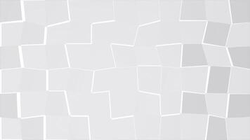 White color abstract design square box pattern geometrical loop able background for presentation video