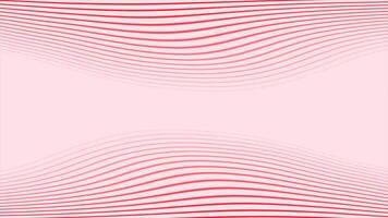 red color parallel lines with wavy pattern minimal geometrical background video