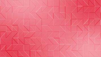 red color various different shapes minimal geometrical futuristic loop able background video