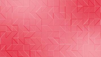 red color various different shapes minimal geometrical futuristic loop able background video