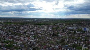 hoch Winkel Aussicht von zentral Wembley London Stadt von England vereinigt Königreich, April 17., 2024 video