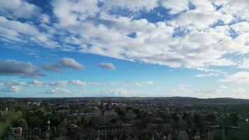 Antenne Aufnahmen von historisch Oxford zentral Stadt von Oxfordshire, England vereinigt Königreich. März 23., 2024 video