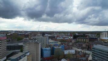 High Angle View of Central Historical Nottingham City Centre Downtown of England, Great Britain. April 26th, 2024 video