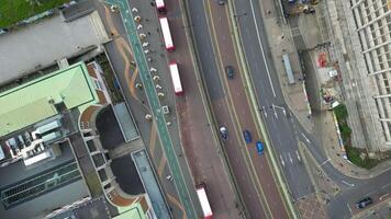 prachtig hoog hoek visie van gebouwen Bij centraal west Croydon Londen stad van Engeland uk. april 24e, 2024 video