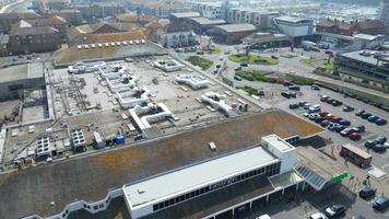 High Angle Footage of Brighton seaside resort and Beach City of East Sussex, England Great Britain. May 10th, 2024 video