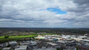 Gorgeous High Angle View of Buildings at Central West Croydon London City of England UK. April 24th, 2024 video