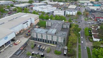 Gorgeous High Angle View of Buildings at Central West Croydon London City of England UK. April 24th, 2024 video