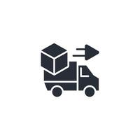 Supply chain icon. .Editable stroke.linear style sign for use web design,logo.Symbol illustration. vector