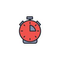 Stopwatch icon. .Editable stroke.linear style sign for use web design,logo.Symbol illustration. vector