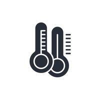 temperature icon. .Editable stroke.linear style sign for use web design,logo.Symbol illustration. vector