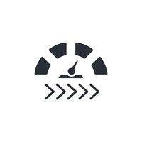 Speed icon. .Editable stroke.linear style sign for use web design,logo.Symbol illustration. vector