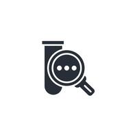 magnifying glass icon. .Editable stroke.linear style sign for use web design,logo.Symbol illustration. vector