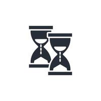 Hourglass icon. .Editable stroke.linear style sign for use web design,logo.Symbol illustration. vector