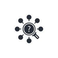 investigate icon. .Editable stroke.linear style sign for use web design,logo.Symbol illustration. vector