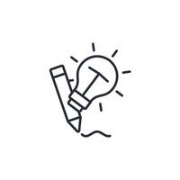 conception icon. .Editable stroke.linear style sign for use web design,logo.Symbol illustration. vector