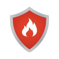 Security shield icon Flat illustration of security shield icon for web design vector