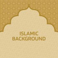 Islamic abstract background with traditional ornament. Used for special day celebration vector