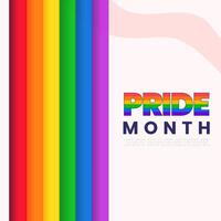 Pride Month design concept. Pride day lettering. Pride day typography vector