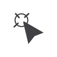 Cursor icon pointer mouse icon vector