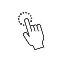 Cursor icon pointer mouse icon vector