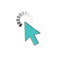 Cursor icon pointer mouse icon vector