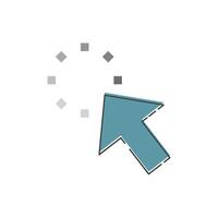 Cursor icon pointer mouse icon vector