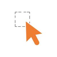 Cursor icon pointer mouse icon vector