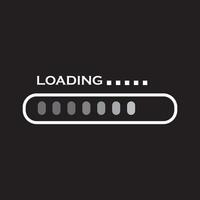 Loading indicator icon vector