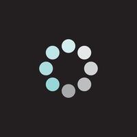 Loading indicator icon vector