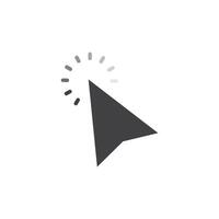 Cursor icon pointer mouse icon vector