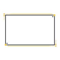 Frame for text or banner Web design of banners Frame for advertising campaign promotions and sales vector