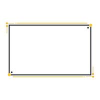 Frame for text or banner Web design of banners Frame for advertising campaign promotions and sales vector