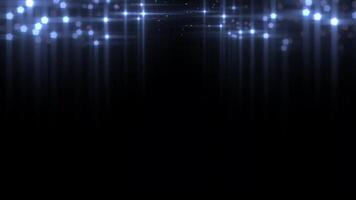 4k Blue Glittering Galaxy Stars Overlay Background video