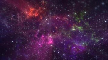 4k Glittering Space Galaxy Stars Motion Background video