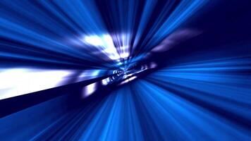 4k Blue Fast Tunnel Drive Overlay Motion Backgroun video