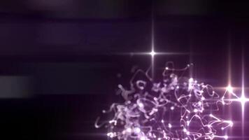 4k klassisch lila Spore platzen Bewegung Hintergrund video