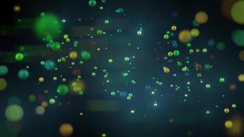 4k Glowing Bubbles Overlay Motion Background video