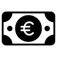 euro moneda negocio dinero ilustración vector