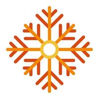 Snowflake Holiday travel object illustration vector